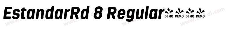 EstandarRd 8 Regular字体转换